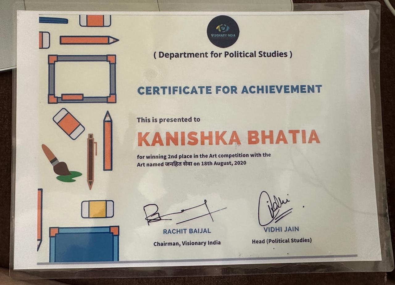 Art Competition Award